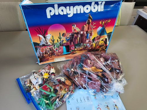 Playmobil indianer dorf 3870 - 3870,