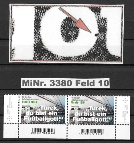 Brd plattenfehler minr 3380 - brd, minr.
