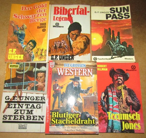 Western taschenbuch mit 8 - 6x,