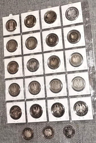 23x gedenkmünzen - dm,