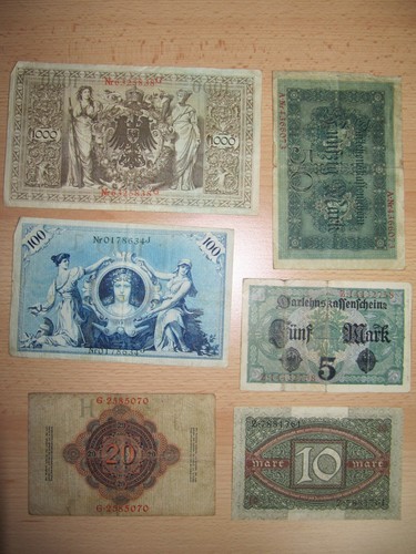 Reichsbanknoten kaiserreich - reichsbanknoten,