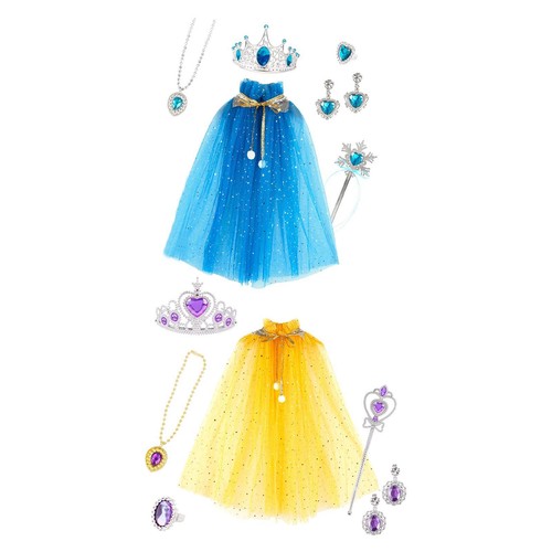 Mädchen prinzessin mantel set - prinzessin,