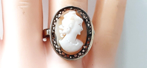 Silber ring gemme - silber,