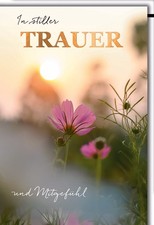 Trauer Beileid Kondolenzkarte