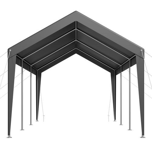 Zeltgarage 6x3x2 carport - zeltgarage, 6x3x2.9m
