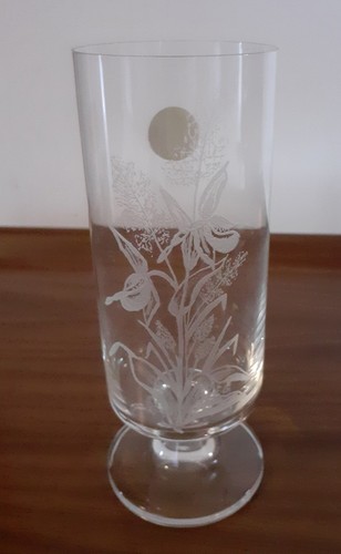 Glas glasvase mit - glasvase, orchidee