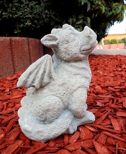 Gartenfiguren süsser drache - "süsser, drache"