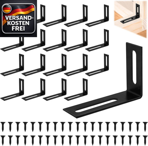 Winkelverbinder metall 60x40mm - winkelverbinder,