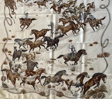 HERMÈS Schal, Seidentuch