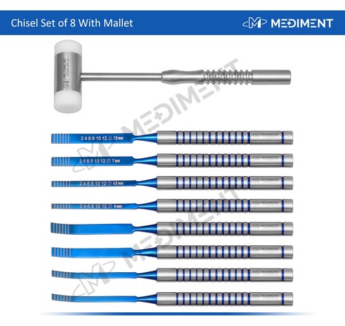Meißel 8er set - meißel, knochenspalter