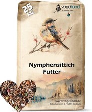 25 kg Nymphensittichfutter Großsittichfutter Ziervögel Vogelfutter 
