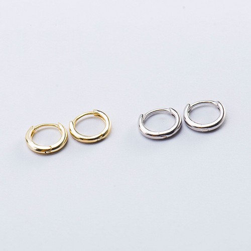 Kleine creolen rund sterling - kleine,