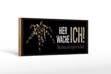 Holzschild Spruch 27x10 cm