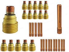 Spannhülsen-gehäuse Gaslinse SR 9 20 25 WP R-SR  0,5 - 3,2 mm WIG TIG Spannhülse