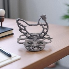 Gusseisen Huhn 8 Eier Halter