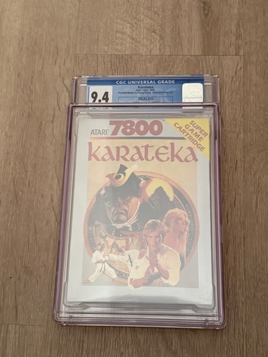 Karateka atari 7800 cgc 4 - atari,