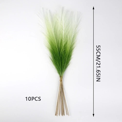 10x künstliches pampasgras - 10x,
