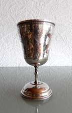 Weinpokal um 1890 oder älter, 800er Silber
