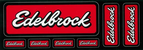 Aufkleber set edelbrock - set, 7