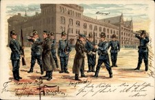 Litho Deutsche Seeleute, Seebataillon bei der Gewehrübung,... - 11015673