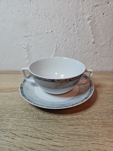 Suppentasse mit untertasse - suppentasse,