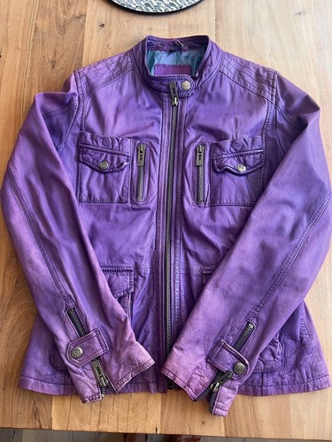 Stylische echtlederjacke - echtlederjacke, in