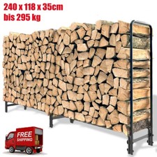 Kaminholzregal XXL Kaminholzständer Außen Holzlager Brennholzregal Schwerlast