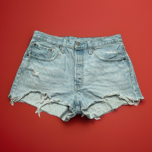 Levi 501 hotpant destroyed - 501,