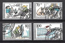 Berlin 1990 Jugend/Max+Moritz Ersttag komplett Ø