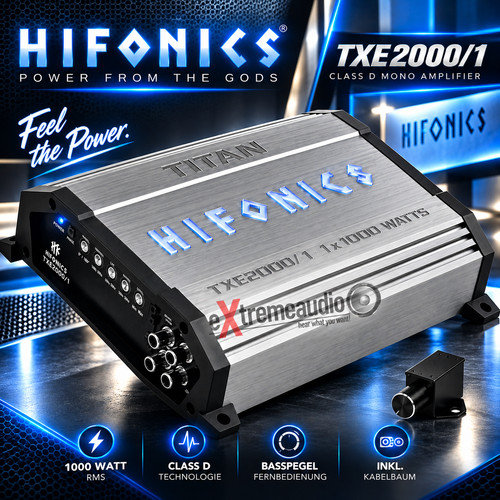 Hifonics txe 2000 - 2000/1, class