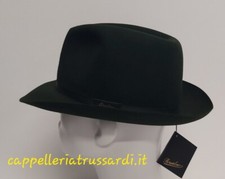 BORSALINO CAPPELLO HAT HUT CHAPEAU FILZ KANINCHEN GRÜN GRÜN