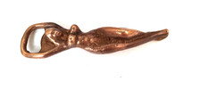 Flaschenöffner Messing nackte