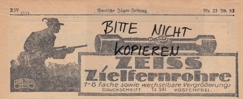 Jena werbung 1924 - jena,, carl