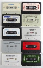 Commodore 64 C64 -- 10 SPIELE AUF KASSETTE (Barbarian II, Robin Hood,..)-- Tape