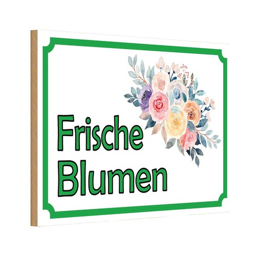 Holzschild 20x30 frische - holzschild,