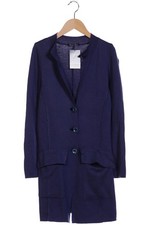Georg Maier Strickjacke Damen Cardigan Jacke Gr. 2XS Schurwolle Blau #02ezl5i