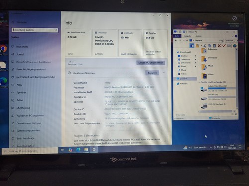 Notebook packard bell easynote - packard,