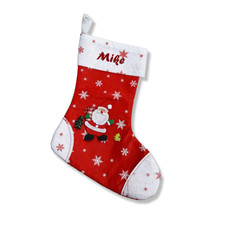 Nikolausstiefel Weihnachtsstiefel  Socke * mit Wunschname personalisiert * 29 cm