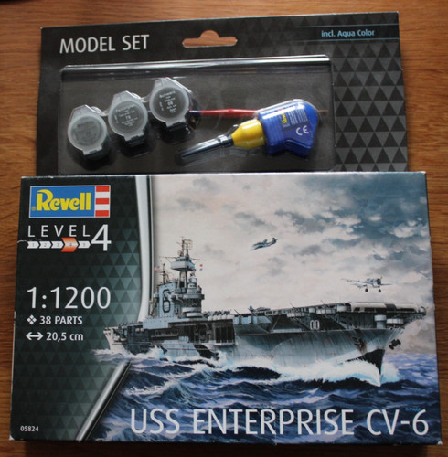 Uss enterprise revell - cv-6,