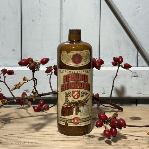 Alte steingutflasche - alte,