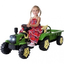 Kindertraktor Elektrofahrzeug mit Anhänger Kinder Traktor mit Motor Trecker