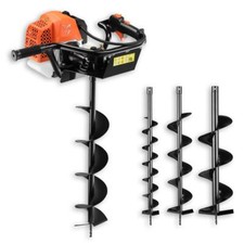 Benzin Erdbohrer EB162 FUXTEC Erdbohrgerät Erdlochbohrer Pfahlbohrer Eisbohrer