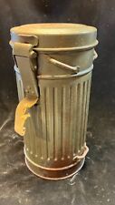 Alte Militär Gasmasken Büchse ohn Maske ohne Gurte Deutsches Reich 1-2WK 25x13cm