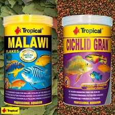 (€ 14,69 / L) Tropical Malawi Flakes + Tropical Cichlid Gran je 1000ml (je 1L)