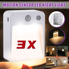 3x Motion Sensor LED Night