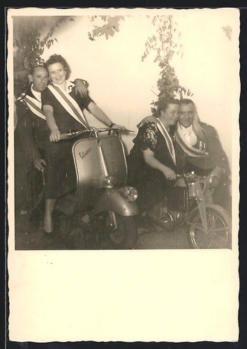 Foto motorroller vespa ein - foto-ak, vespa,
