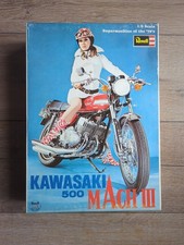 Revell 1:8 Kawasaki 500 Mach III von 1970 Rarität H-1228 ungebaut 