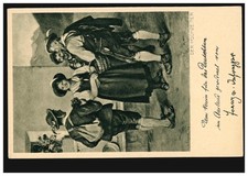 Künstler-Ansichtskarte Franz von Defregger: Der Hochzeiter, ungebraucht