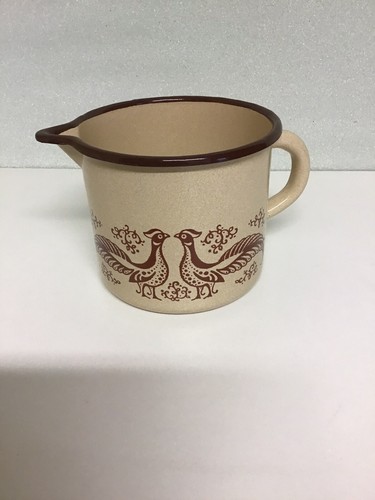 Emaille topf mit henkel - topf,