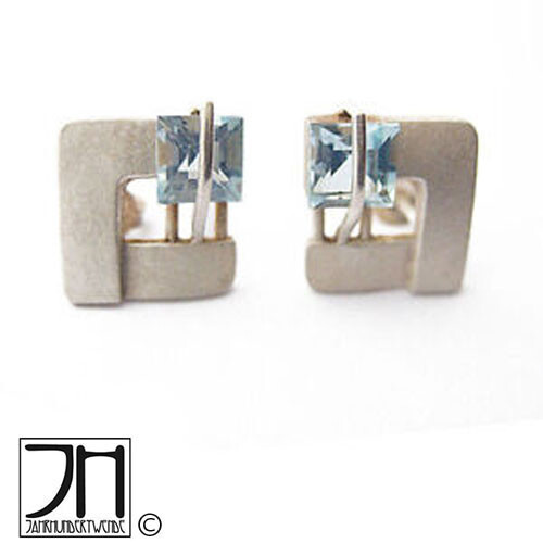Modernist silber ohrringe - modernist,